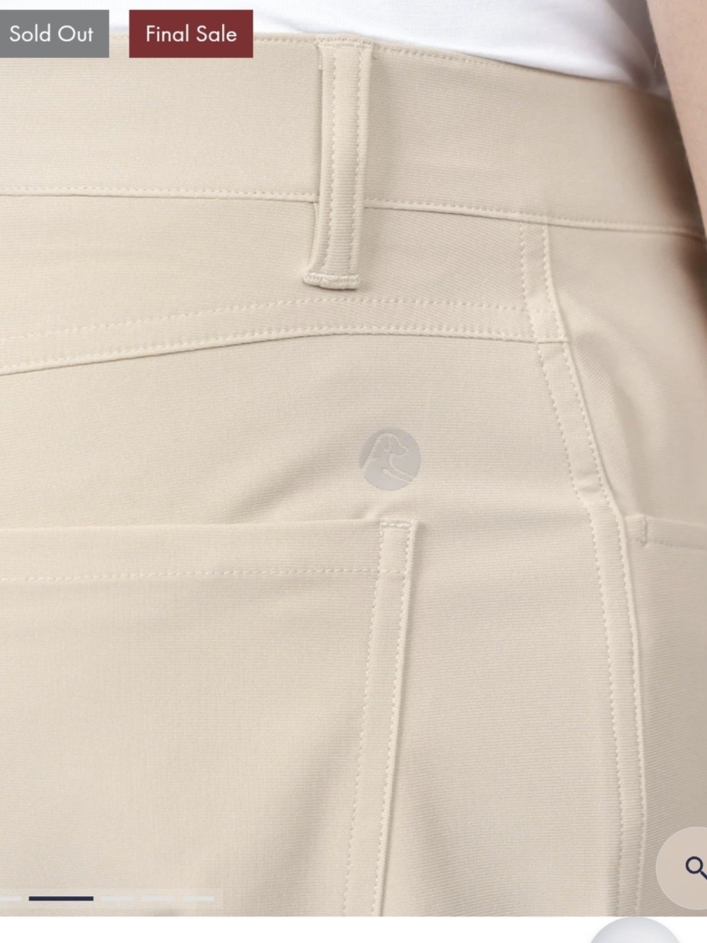 Rhoback Delta Performance Pant Men’s Chino Dune - 34×30 - Picture 5 of 16